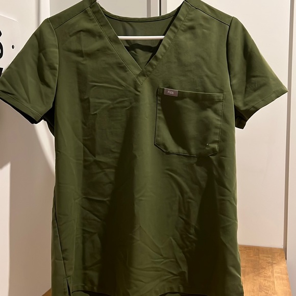 Figs Tops New Figs Dark Olive Scrub Top Bought The Wrong Size And